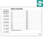 Wykaz 24 obwodów 210 x 148mm