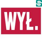 Nalepki z folii samoprzylepnej białej WYŁ 36 szt. 20 x 30 mm