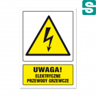 Uwaga! Elektryczne przewody grzewcze