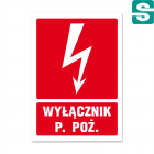 Znaki Ochrony Przeciwpożarowej PN-97N/01256 Typ A i B