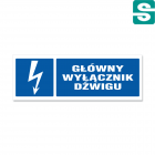 Główny Wyłącznik Dźwigu Typ B