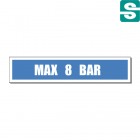 Nalepka MAX 8 BAR