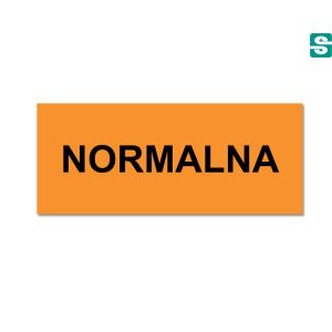 Nalepka NORMALNA