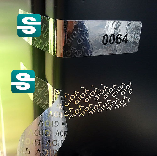 Stickery zabezpieczające obudowy