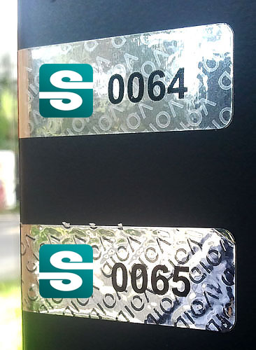 Stickery zabezpieczające VOID